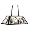 Meyda Lighting Skier 33 Inch 6 Light Linear Suspension Light - 15419