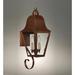 Northeast Lantern Imperial 22 Inch Tall 2 Light Outdoor Wall Light - 6406-AB-LT2-CSG