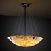 Justice Design Group Alabaster Rocks! 21 Inch Large Pendant - ALR-9661-35-MBLK-F3