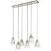 Kichler Lighting Evie 34 Inch 6 Light Linear Suspension Light - 43628NI