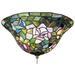 Meyda Lighting Tiffany Rosebush 12 Inch 3 Light Flush Mount - 71427