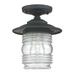 Capital Lighting Fixture Company Creekside 8 Inch 1 Light Outdoor Flush Mount - 9677BK