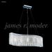 James R. Moder Fashionable Broadway 7 Inch 5 Light Linear Suspension Light - 95981S22