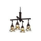 Meyda Lighting Early Morning Visitors 24 Inch 4 Light Chandelier - 69276