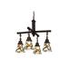 Meyda Lighting Early Morning Visitors 24 Inch 4 Light Chandelier - 69276