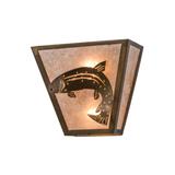 Meyda Lighting Leaping Trout 13 Inch Wall Sconce - 82363