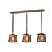 Meyda Lighting Whispering Pines 36 Inch 3 Light Linear Suspension Light - 82389