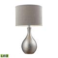 Dimond Lighting Hammered Chrome 21 Inch Table Lamp - D124-LED