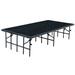 National Public Seating Portable Single Stages & Seated Carpet Stage Package, Steel | 16 H x 48 W in | Wayfair S4816C-BK