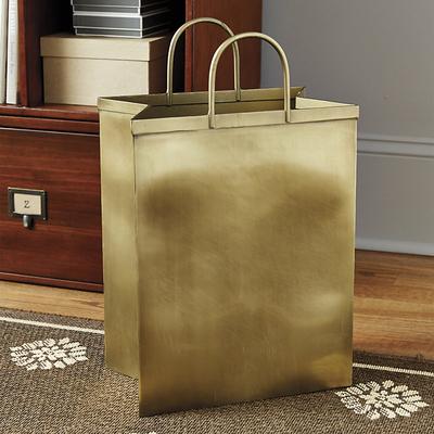 Bunny Williams Shopping Bag Waste Bin - Ballard Designs