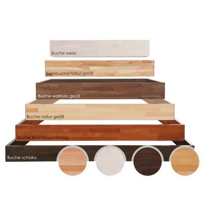 Hasena Wood-Line Massivholz Premium 18 Bettrahmen 180x220 cm / Buche weiss lasiert, lackiert Image