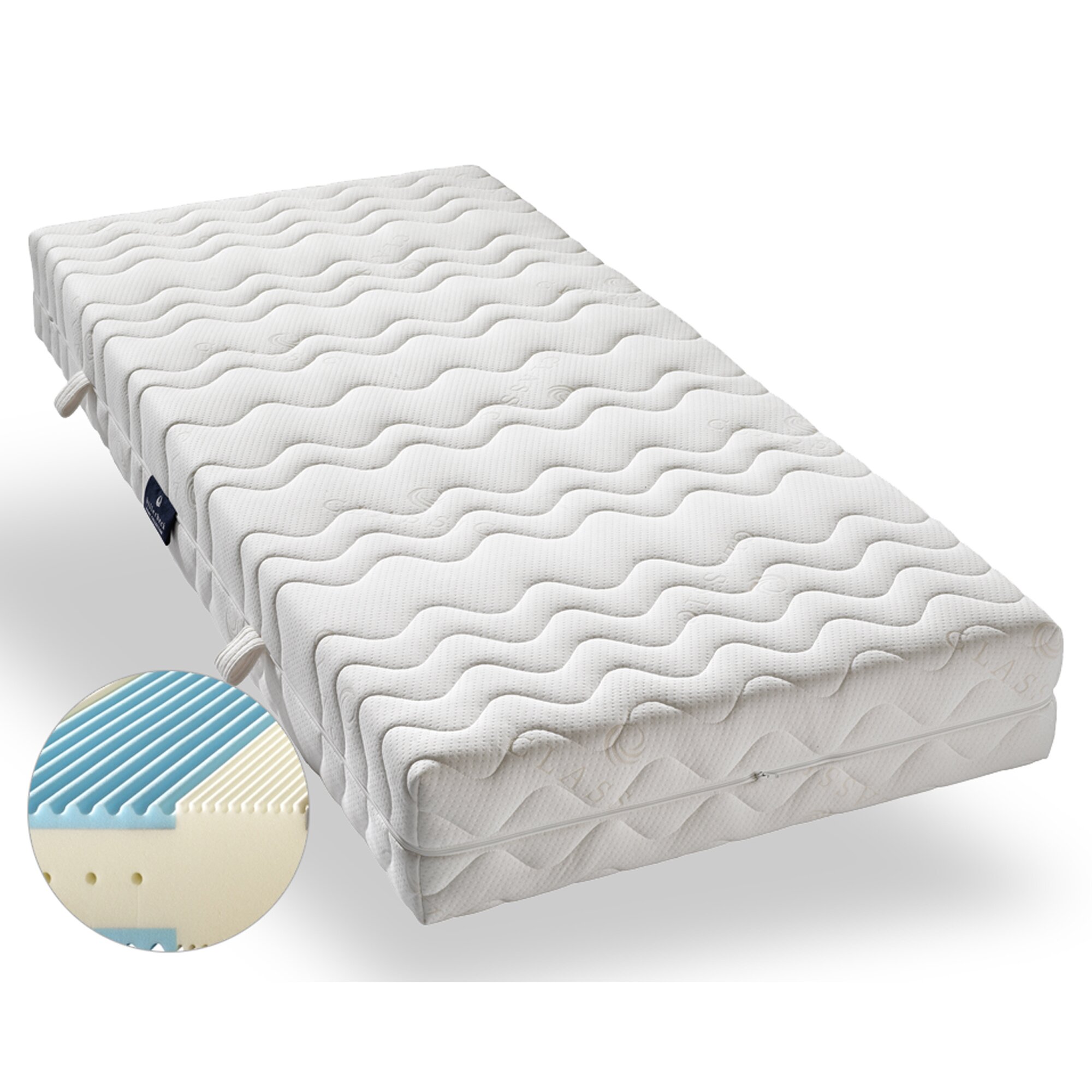 Billerbeck 7-Zonen Airtec »Comfort« Classic Komfortschaum Matratzen 90x190 cm H2
