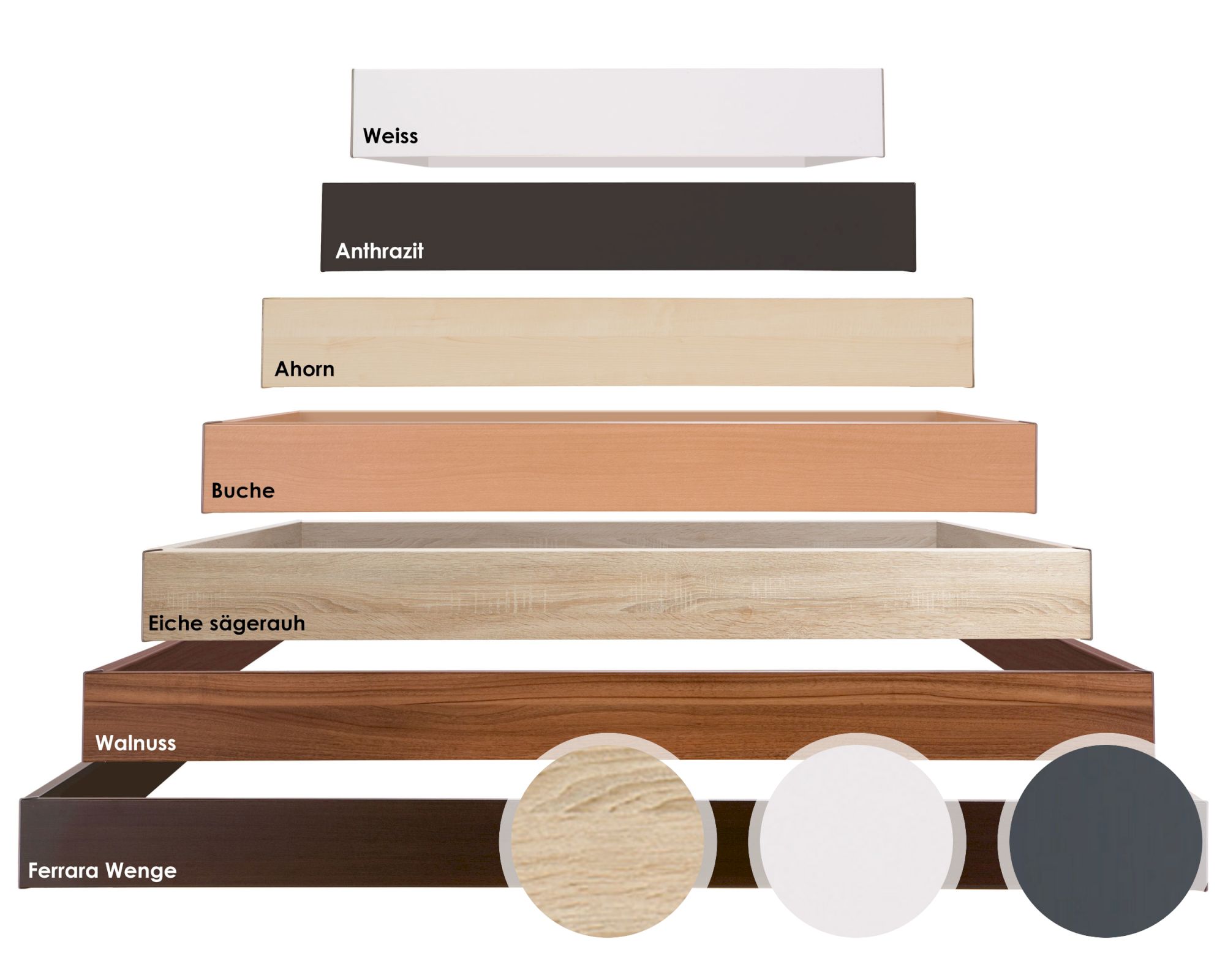 Hasena Movie-Line Bettrahmen Star 16 160x200 cm / Eiche sägerauh natur Nachbildung