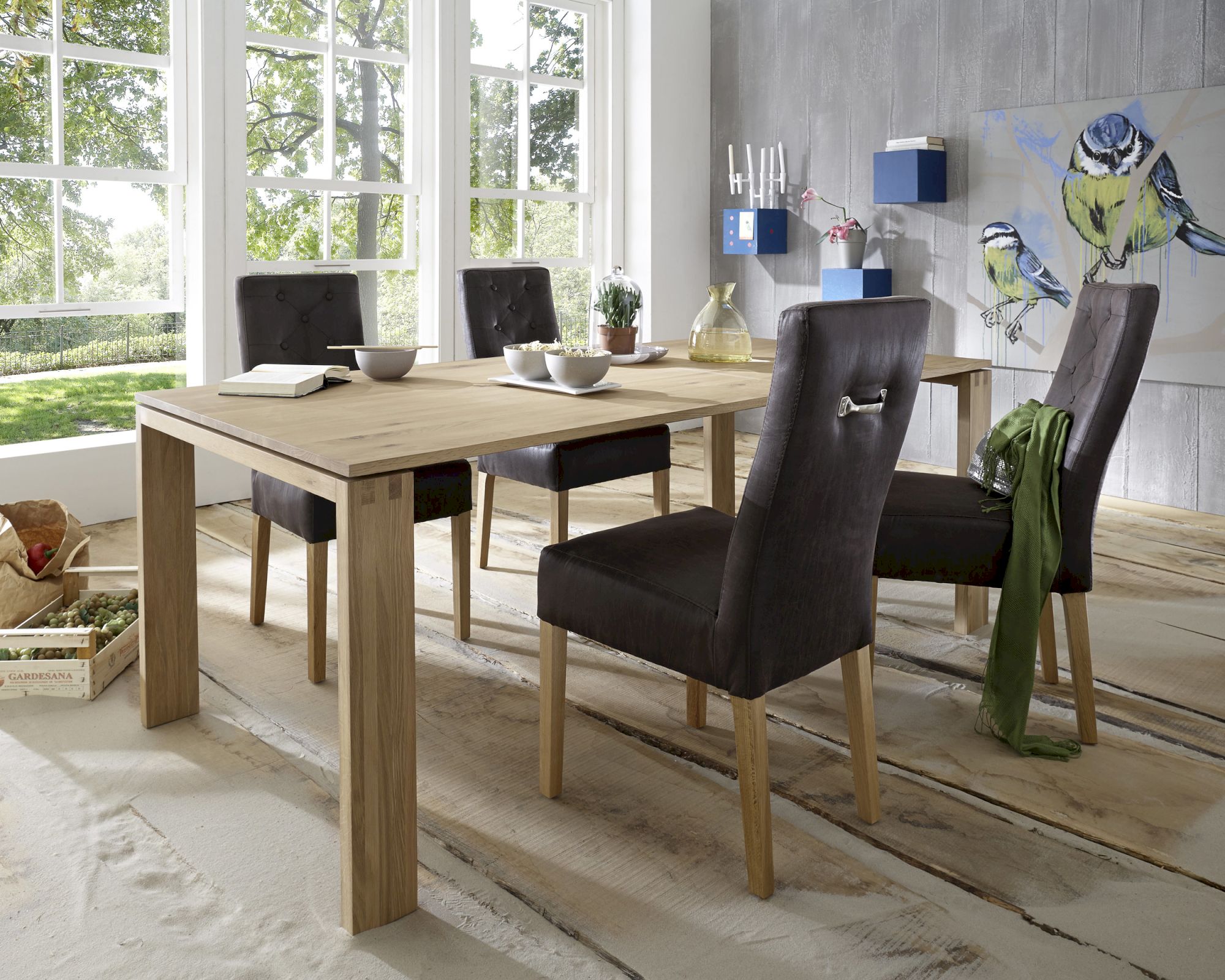 Massivholz »Zürich« Esstisch Nussbaum 200x100 cm