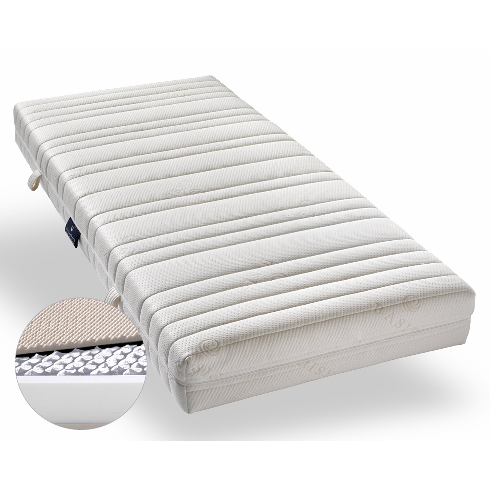 Billerbeck 7-Zonen Airtec »TTFK« Basic Taschenfederkern Matratzen 90x200 cm H3