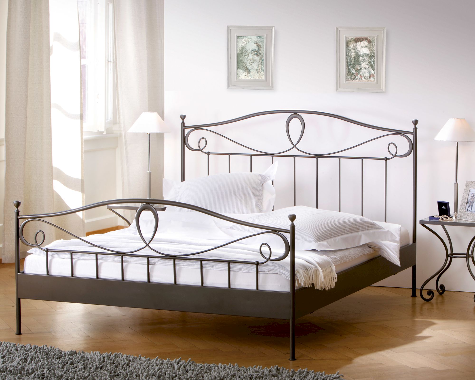 Hasena Selection Eisenbett Lurano 120x200 cm / schwarz