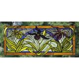 Meyda Tiffany - 22928 - Window - Lady Slippers - Zac Pbag Purple/Blue Xag-80pack