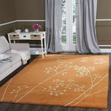 SAFAVIEH Soho Piper Floral Wool Area Rug Rust 3 6 x 5 6