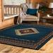 United Weavers Brunswick Avalon Southwestern Border Area Rug LT Blue 7 10 x 10 6