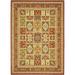 SAFAVIEH Lyndhurst Josephine Traditional Bordered Area Rug Multi/Red 5 3 x 7 6