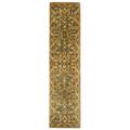 SAFAVIEH Antiquity Carmella Floral Bordered Wool Runner Rug Blue/Gold 2 3 x 12