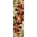 Nourison Fantasy Abstract Floral Multicolor 2 3 x 8 Area Rug (8 Runner)