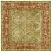 SAFAVIEH Persian Legend Adrian Floral Bordered Wool Area Rug Light Green/Rust 7 6 x9 6