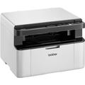 Brother DCP-1610W Mono Laser Printer - All-in-One, Wireless/USB 2.0, Compact, A4 Printer, Small Office/Home Printer, White