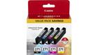 Canon CLI-172 4-Pack Ink Cartridges - Black/Cyan/Yellow/Magenta - 0390C005