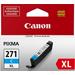 Canon CLI-271XL Ink Cartridge - Cyan - 0337C001