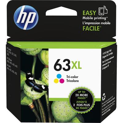 HP 63XL High-Yield Ink Cartridge - Cyan/Magenta/Yellow - f6u63an#140