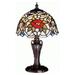 Meyda Home Indoor Bedroom Decorative Lighting 13 H Renaissance Rose Mini Lamp