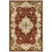 SAFAVIEH Classic Chedomir Floral Wool Area Rug Rust/Green 4 6 x 6 6 Oval