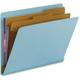 Smead End Tab 2-Div Classification Folders Letter - 8 1/2 x 11 Sheet Size - 2 Expansion - 2 x 2S Fastener(s) - 2 Fastener Capacity for Folder - 1/3 Tab Cut - 2 Divider(s) - 25 pt. Folder Thickness