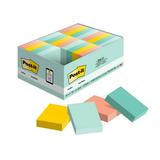 Post-it Notes Value Pack 1 3/8 in x 1 7/8 in Beachside Cafe 24 Pads