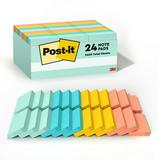 Post-itÂ® Notes Value Pack 1 3/8 in. x 1 7/8 in. Beachside Cafe Collection 24 Pads/Pack