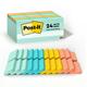 Post-it Notes Value Pack 1 3/8 in x 1 7/8 in Beachside Cafe 24 Pads