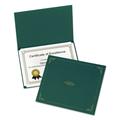 Oxford Certificate Holder 11 1/4 x 8 3/4 Green 5/Pack 29900605BGD