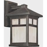 Forte Lighting - Cardiff - 1 Light Outdoor Wall Lantern-10.5 Inches Tall and 6