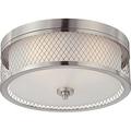 Nuvo 60-4691 - Fusion - 3 Light Flush Dome Fixture w/ Frosted Glass