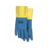 14 Medium Flock Lined Neoprene and Latex Gloves