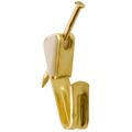 OOK by Hillman 50607 ReadyNail Conventional Brass Picture Hangers Tidy Tin Supports Up to 20 Pounds 30 Units Set