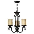 Hinkley Lighting - Casa - 3 Light Small Chandelier in Rustic Style - 16.75