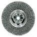 Weiler Narrow Face Crimped Wire Wheel 6 in D x 3/4 in W .008 in Steel Wire 6 000 rpm - 1 EA (804-01045)