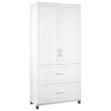 Systembuild Evolution Kendall 36 2 Door/2 Drawer Garage Storage Cabinet White