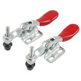 2 x Plastic Cover Short Bar Metal 27Kg 60 Lbs Toggle Clamps