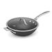 Calphalon Signature™ 12" Non-Stick Wok w/ Lid Aluminum/Stainless Steel in Gray | 5.43 H x 12.52 W in | Wayfair 1948257