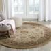 SAFAVIEH Anatolia Stacy Traditional Wool Area Rug Ivory 8 x 8 Round