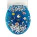 Daniels Bath Fish Round Toilet Seat Polyresin Toilet Seats | 2 H x 17 W x 14.4 D in | Wayfair POLYRESIN FISH TOILET SEAT - Blue