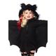 Leg Avenue C49100 - Cozy Bat Kinderkostüme, Schwarz, Größe X-Small (3 -4 Jahre)